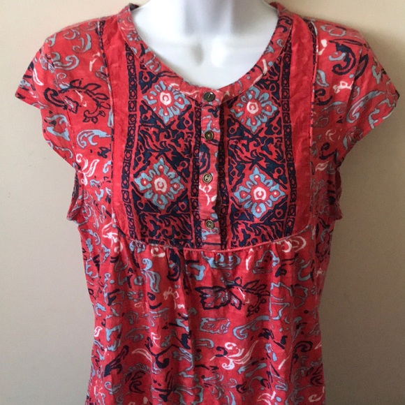 Lucky Brand Floral Patterned Top - Picture 3 of 6